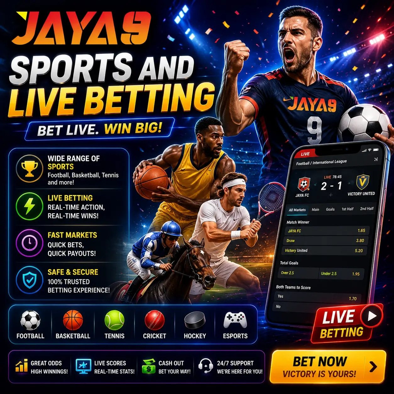 jaya9 sports live betting